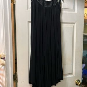 Boho black swing pants
